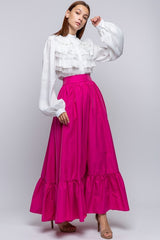 Light Gray Matilda Skirt Maxi Skirt