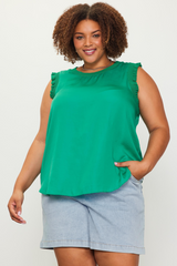 Dark Cyan Tatum Top - Plus Size Top