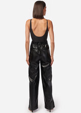Dark Slate Gray Shelly Pant Pant
