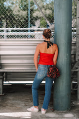 All In Halter Cropped Top