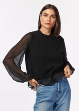 Dark Slate Gray Meli Sweater Top