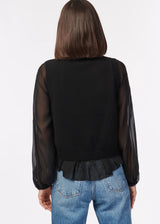 Black Meli Sweater Top