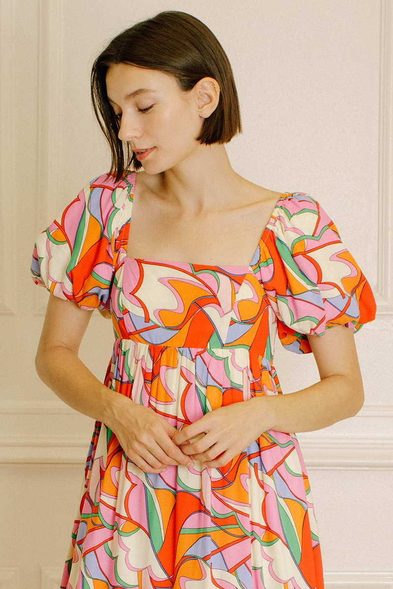 Tan Sweet Smiles Midi Dress Midi Dress