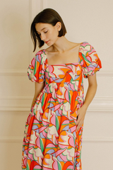 Tan Sweet Smiles Midi Dress Midi Dress