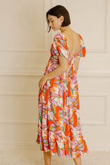 Tan Sweet Smiles Midi Dress Midi Dress