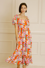 Tan Sweet Smiles Midi Dress Midi Dress