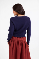White Smoke Esme Embroidered Horse Cardigan Cardigan