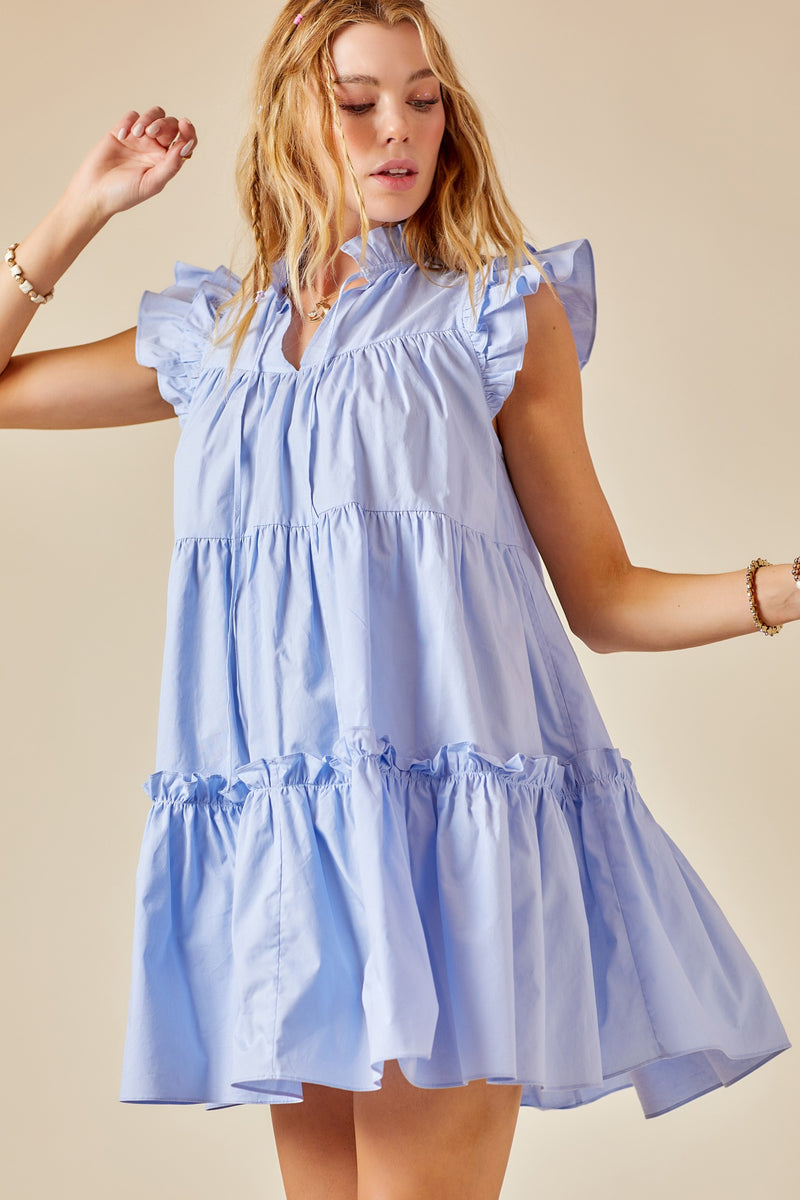 Gray Melanie Mini Dress Mini Dress