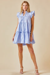 Gray Melanie Mini Dress Mini Dress