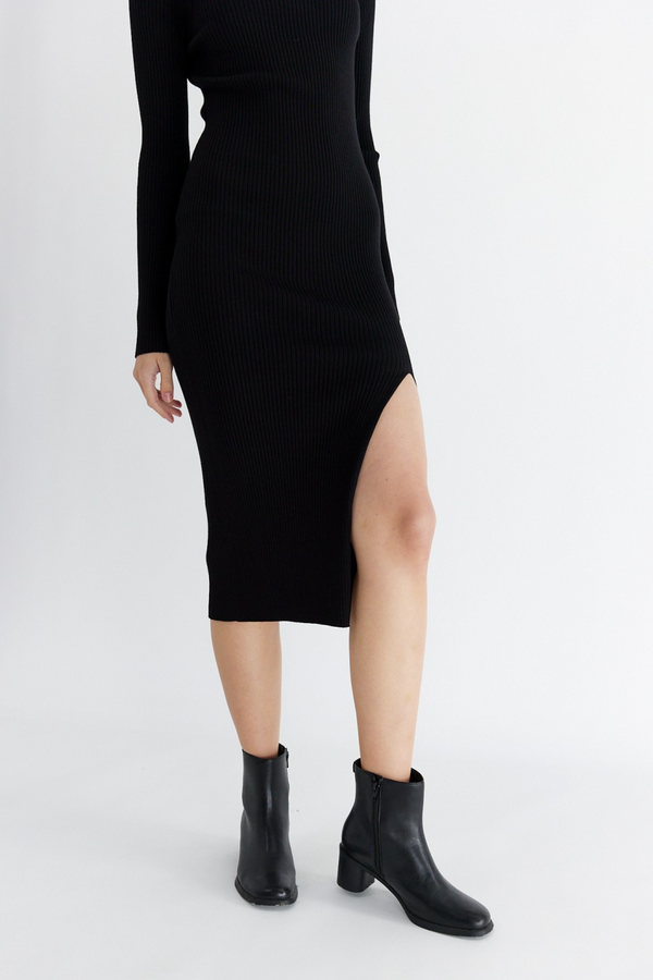 Black The Irie Dress Midi Dress