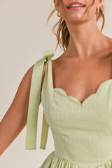 Tan Picnic In The Park Dress Mini Dress