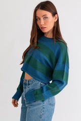 Light Gray Charlie Cropped Sweater Shirts & Tops