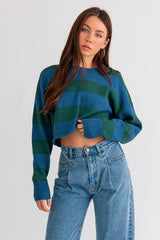 Light Gray Charlie Cropped Sweater Shirts & Tops