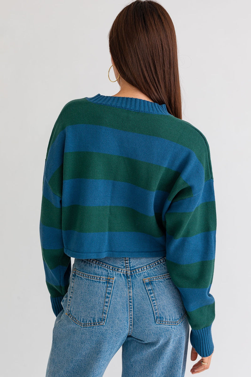 Light Gray Charlie Cropped Sweater Shirts & Tops