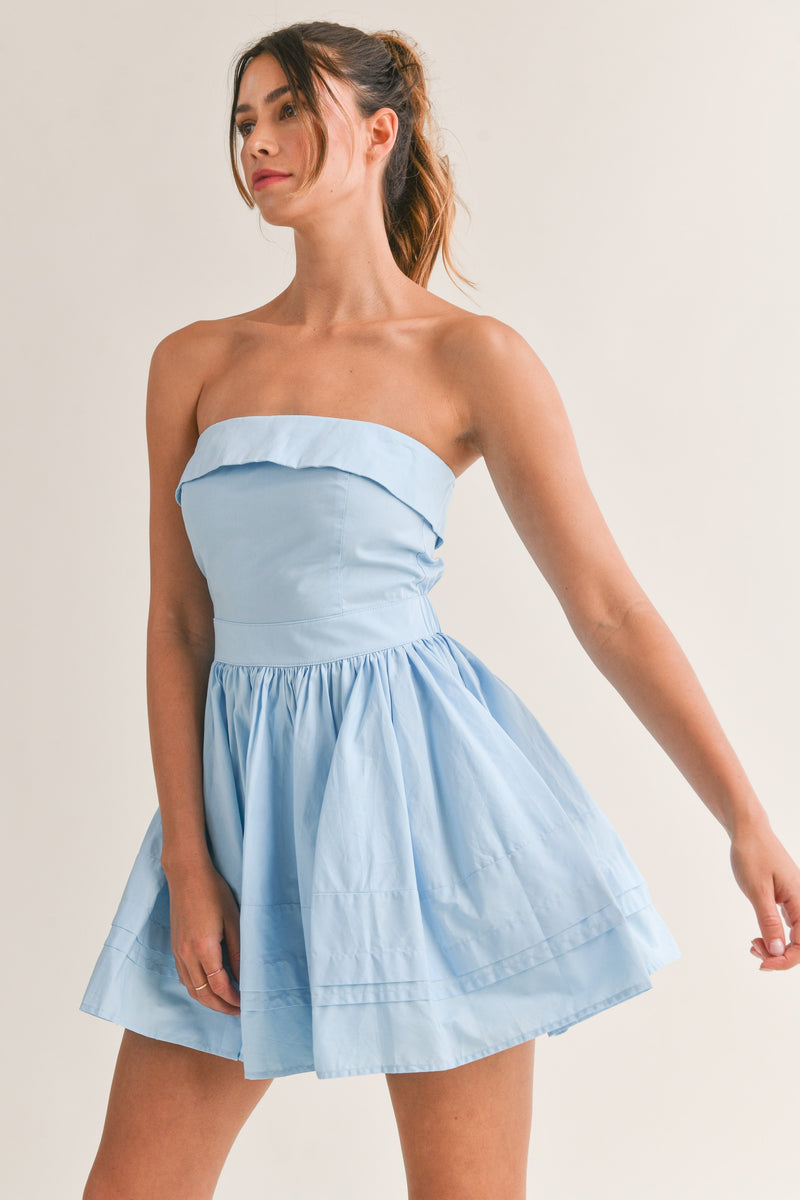 Light Gray Jackie Dress Mini Dress