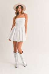 Antique White Jackie Dress Mini Dress