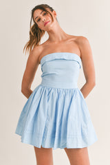 Light Gray Jackie Dress Mini Dress