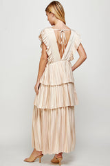 Light Gray Toast of the Town Maxi Maxi Dress