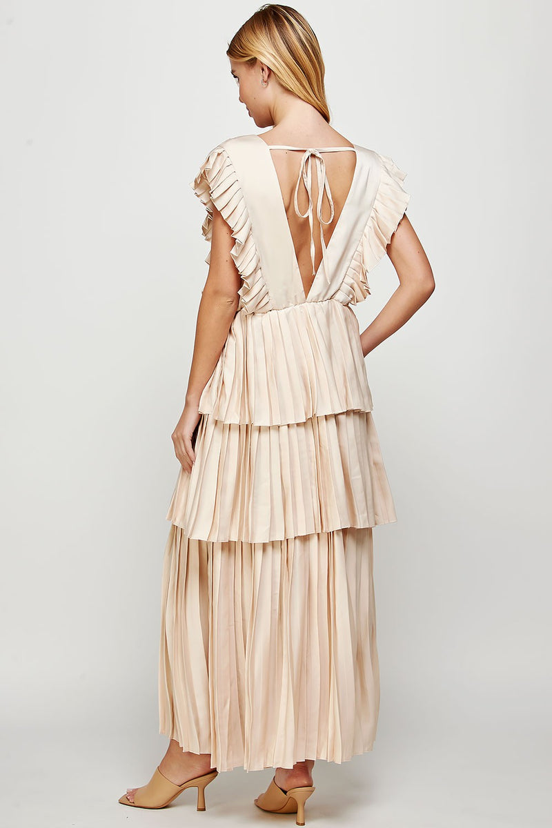 Light Gray Toast of the Town Maxi Maxi Dress