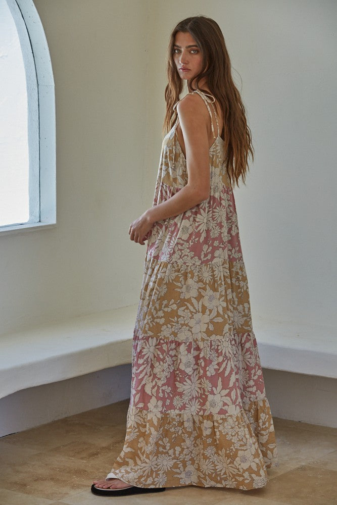 Light Slate Gray Golden Hour Maxi Dress Maxi Dress