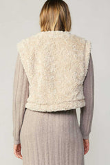 Light Gray Reversible Corduroy Vest Vest
