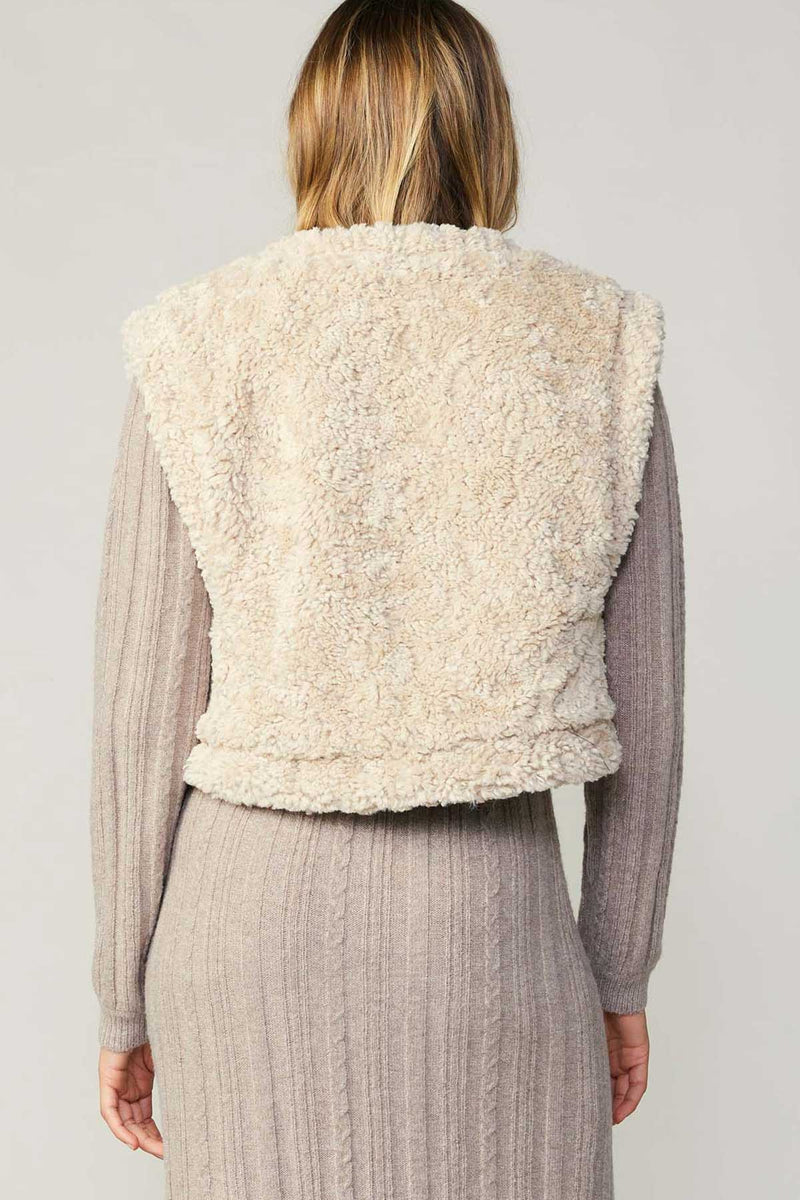 Light Gray Reversible Corduroy Vest Vest