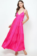 Violet Red Lauren Tiered Maxi Dress Maxi Dress