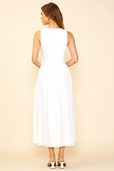 Antique White Sealy Midi Dress Midi Dress