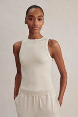 Gray Lettie Tank Top Tank Top