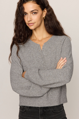 Dark Gray Westmont Henley Sweater Sweater
