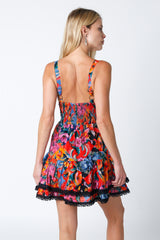 Antique White Kylin Mini Dress Mini Dress
