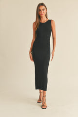 Light Gray Maxinne Midi Dress Midi Dress