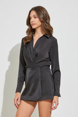 Light Gray Bisbe Romper Romper