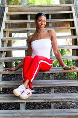 White Smoke Britt Track Pant Pant
