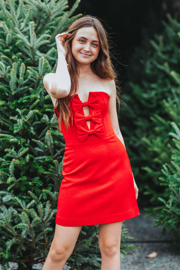 Tomato Chiara Strapless Mini Mini Dress