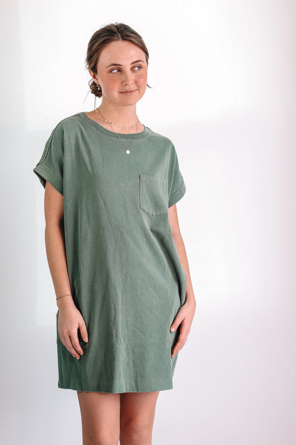 Light Gray Ricki T-Shirt Mini Dress Mini Dress