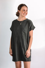 Dark Slate Gray Ricki T-Shirt Mini Dress Mini Dress