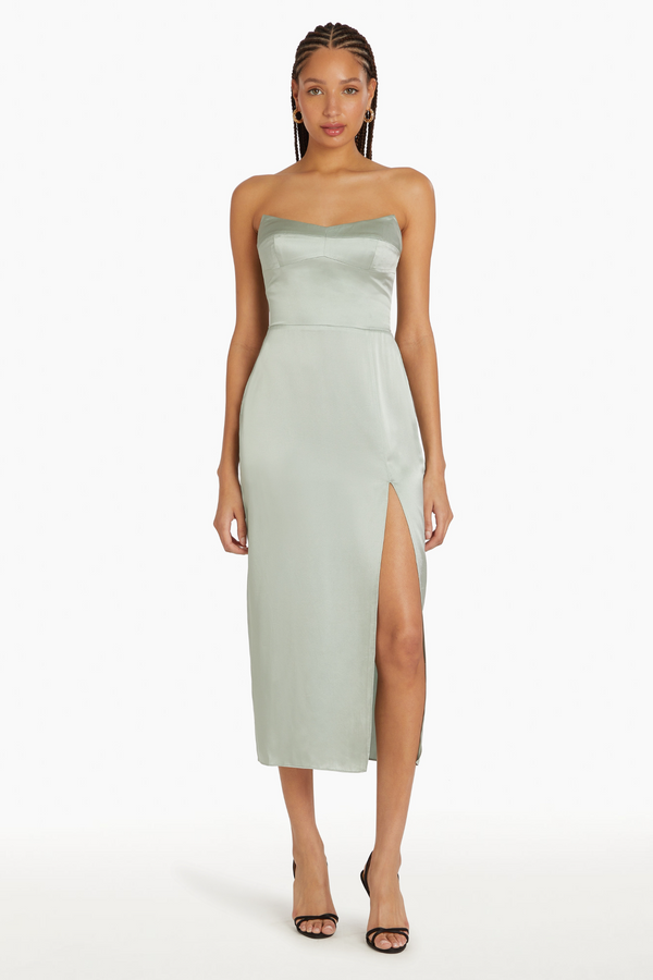 White Smoke Ivy Dress Midi Dress