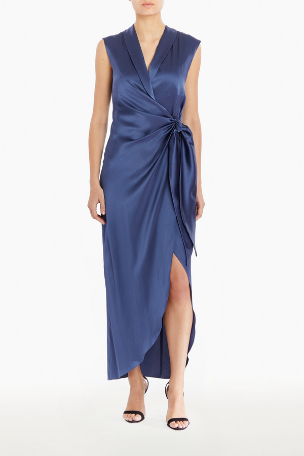 Dark Slate Blue Clara Maxi Dress Maxi Dress
