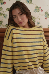 Gray Kensington Cropped Full Sleeve Pullover Sweater