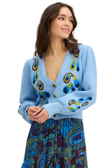 White Smoke Piper Cardigan Cardigan