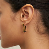 Sienna Rectangular Hoops Earring