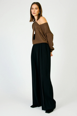 Black Favorite Off Shoulder Sweater Sweater