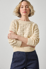 Light Gray Long Sleeve Ballet Neck Sweater Sweater