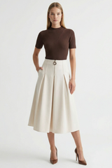 Lavender Sienais Skirt Midi Skirt