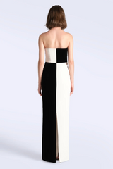 White Smoke Lotta Gown in Black/Gardenia Formal Gown