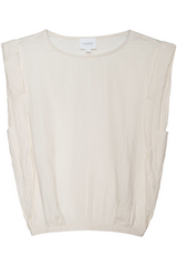 Light Gray Kane Popover Top