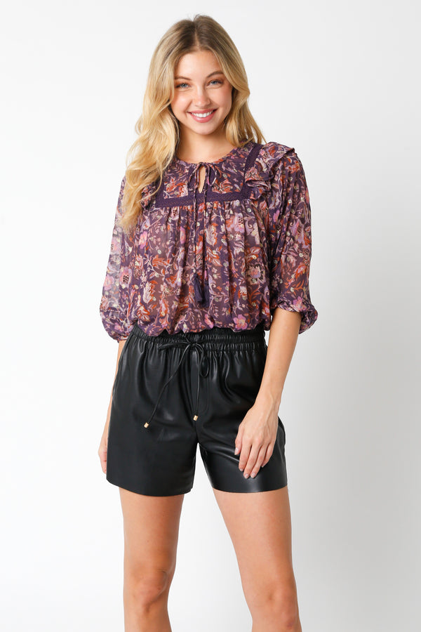 Light Gray Freya Top Top