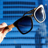 Steel Blue Madison Cateye Sunglasses sunglasses
