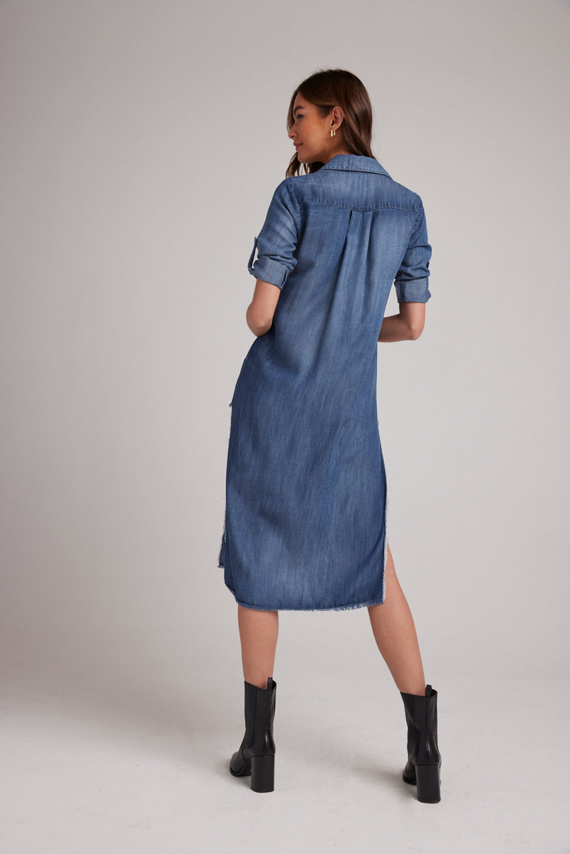 Gray Maxi Shirt Dress Maxi Dress
